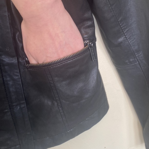 Michael Kors Leather Jacket - Picture 3 of 7